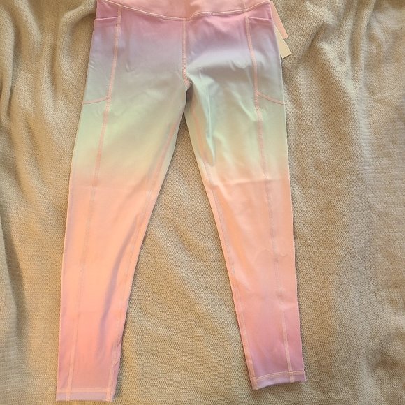 Pastel Rainbow Leggings with Pockets - Picture 2 of 5